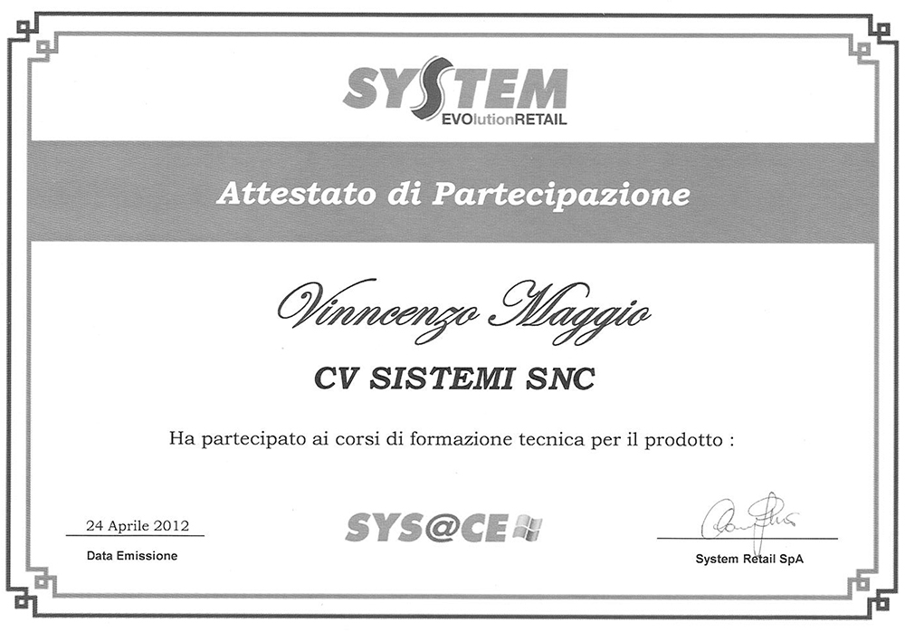 Certificato